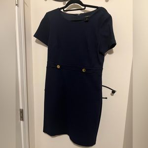 Blue color knee length Ann Taylor dress